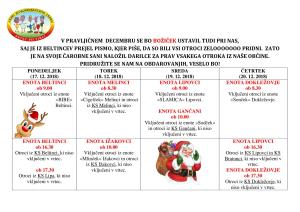 OBVESTILO BOŽIČEK 2018